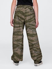 Gap Green Camo Poplin Baggy Joggers (4-12yrs) - Image 2 of 5