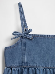 Top con peplum de denim con lazo y tirante de Gap (4-13 años) - Imagen 6 de 6