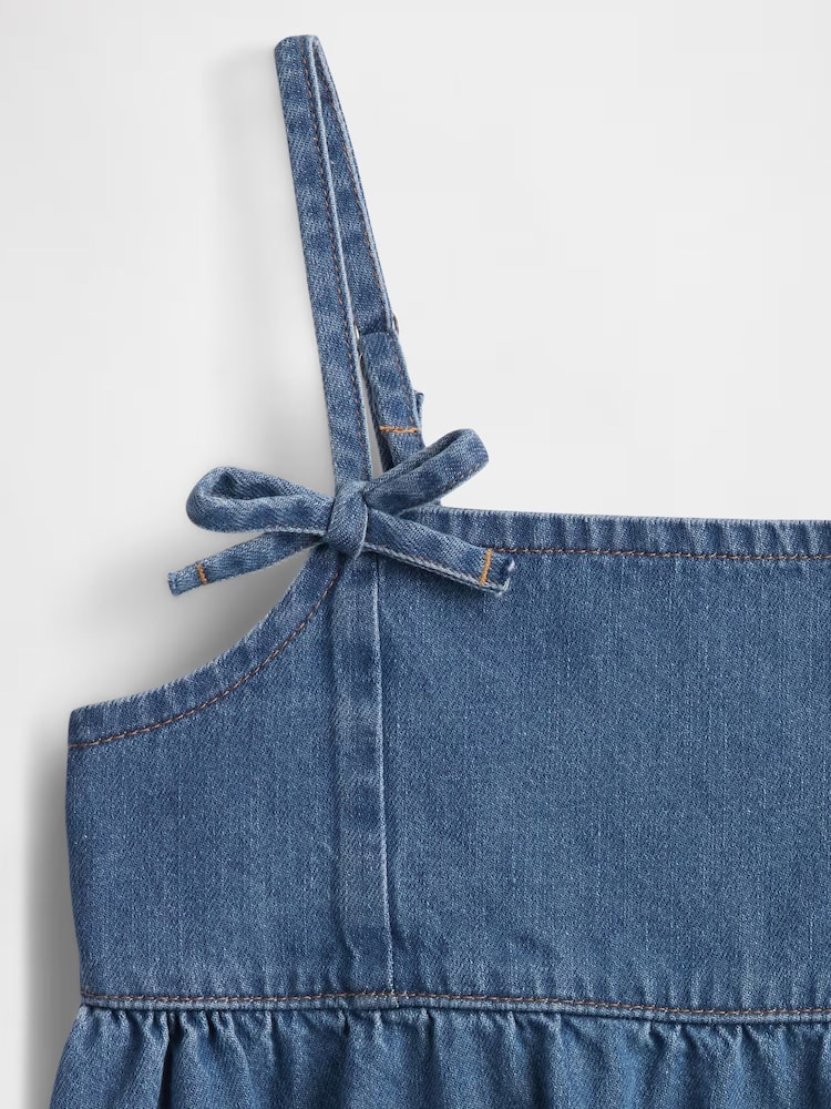 Top con peplum de denim con lazo y tirante de Gap (4-13 años) - Imagen 6 de 6