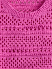 Gap Purple Crochet Shell Vest - Image 5 of 5