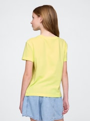 Amarillo - Gap Relaxed Graphic Short Sleeve T-Shirt (4-13yrs) - Imagen 2 de 4