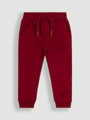 JoJo Maman Bébé Red 2-Piece Stripe Half Zip & Joggers Set - Image 4 of 6