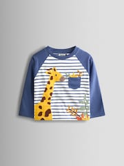 Albastru deschis - JoJo Maman Bébé 2-Piece Top & Colanți Set - Imaginea 2 din 6