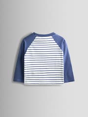 Albastru deschis - JoJo Maman Bébé 2-Piece Top & Colanți Set - Imaginea 3 din 6