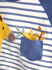 Albastru deschis - JoJo Maman Bébé 2-Piece Top & Colanți Set - Imaginea 6 din 6