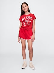 Gap Red Logo Dolphin Sweat Shorts (4-13yrs) - Image 3 of 5