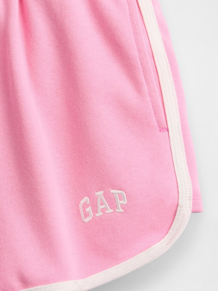 Gap Pink Logo Dolphin Sweat Shorts (4-13yrs) - Image 5 of 5