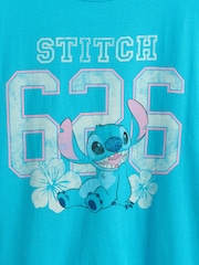 Gap Blue Lilo and Stitch Graphic Short Sleeve T-Shirt (4-13yrs) - Image 4 of 4