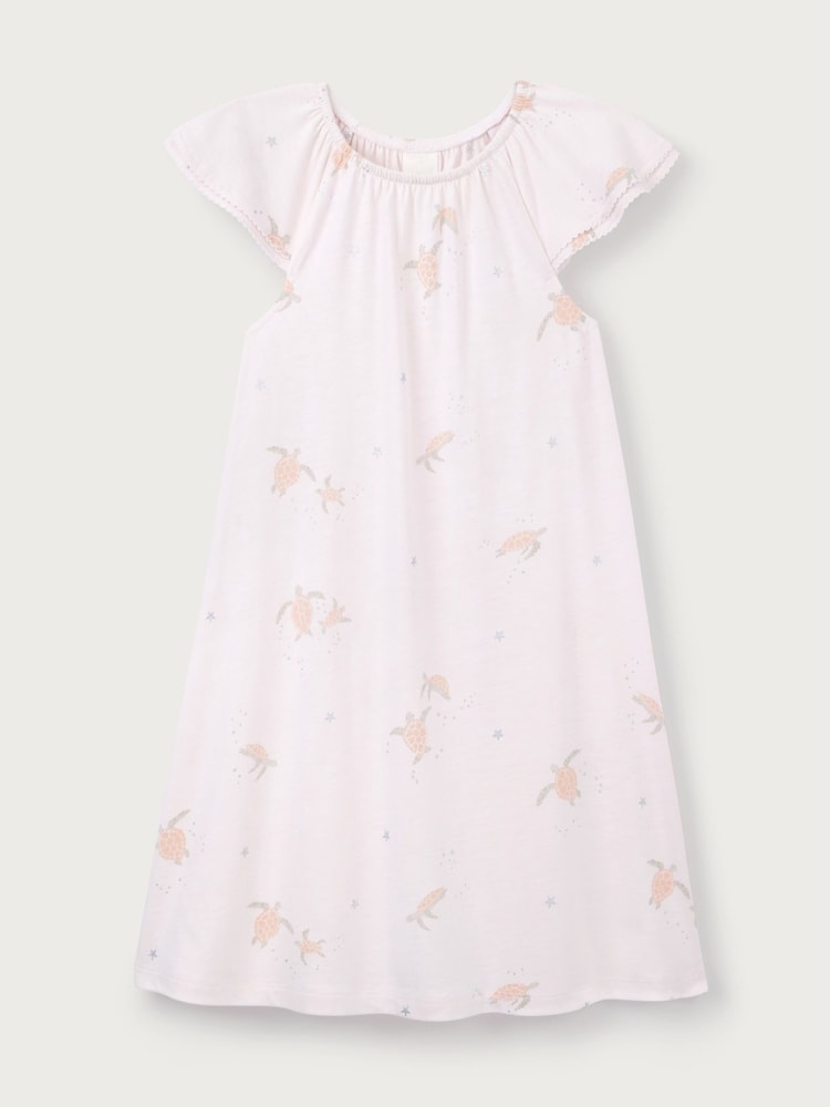 The White Company Pink Under The Sea Turtle Nightie - Image 5 of 5