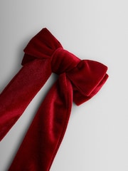 JoJo Maman Bébé Red Double Bow Hair Clip - Image 3 of 4