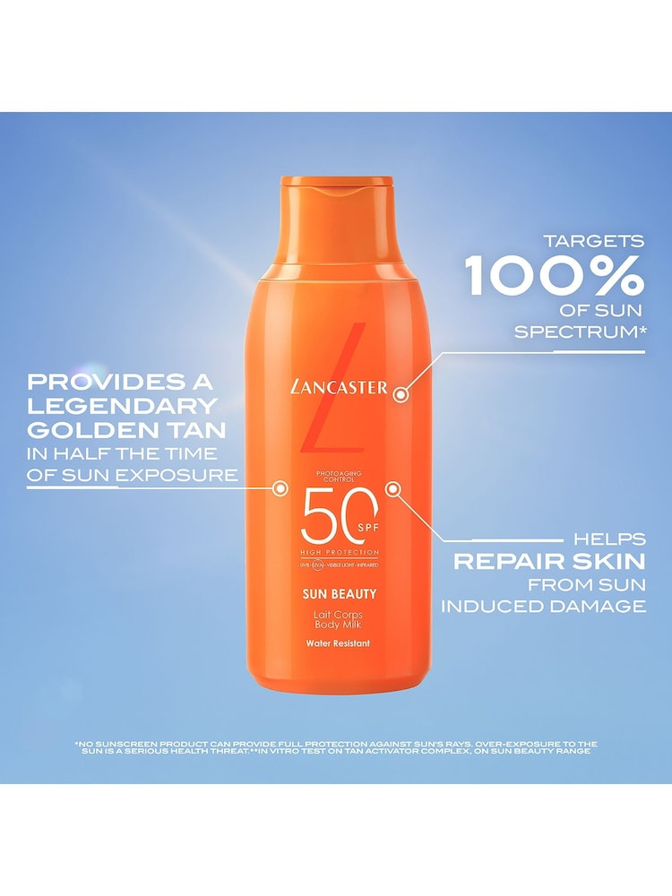 Lancaster Sun Beauty SPF 30 Body Milk 175ml - Image 2 of 5