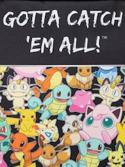 Vanilla Underground Black Unisex Kids Pokemon Zip Lunch Bag - Image 6 of 6