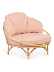 Desser Natural Snug Rattan Chair - Image 2 of 3