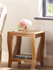 Desser Light Oak Paris Rattan Side Table - Image 1 of 2