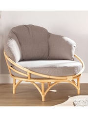 Desser Natural Snug Rattan Chair - Image 1 of 3
