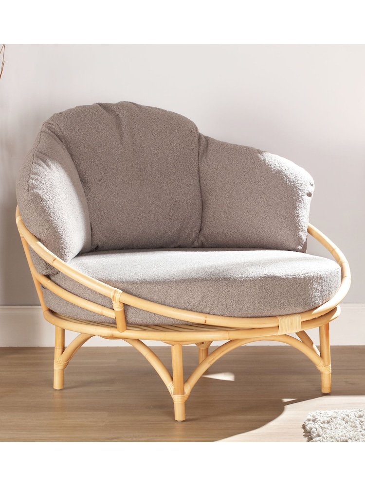 Desser Natural Snug Rattan Chair - Image 1 of 3