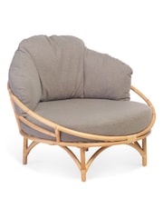Desser Natural Snug Rattan Chair - Image 2 of 3