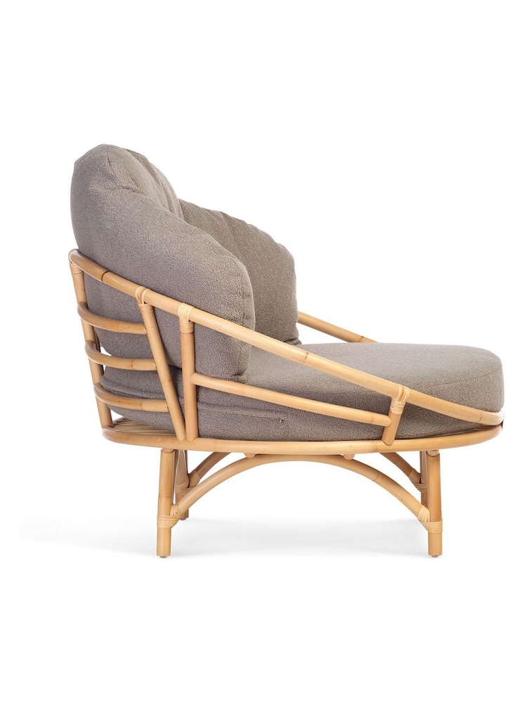Desser Natural Snug Rattan Chair - Image 3 of 3