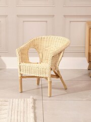 Desser Natural Kids Rattan Wicker Loom Chair - Image 1 of 2