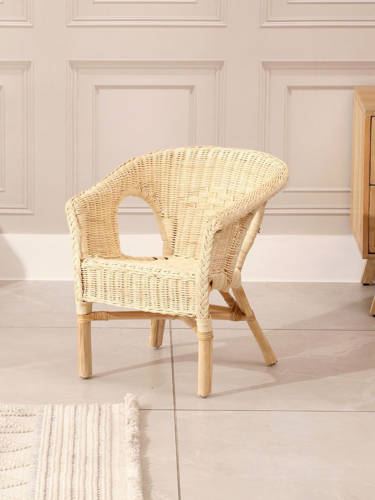Desser Natural Kids Rattan Wicker Loom Chair - Image 1 of 2