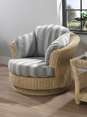 Desser Natural Samford Lyon Rattan Swivel Chair - Image 1 of 2