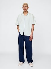 Джинсовая рубашка с короткими рукавами Gap - Изображение 3 из 5