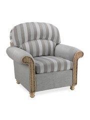 Desser 5 Piece Natural Samford Traditional Back Rattan Sofa Set - Image 3 of 5
