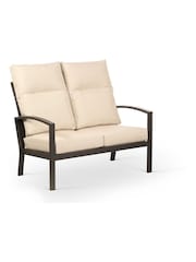 Desser Grey Bari Garden 2 Seater Sofa - Image 1 of 2