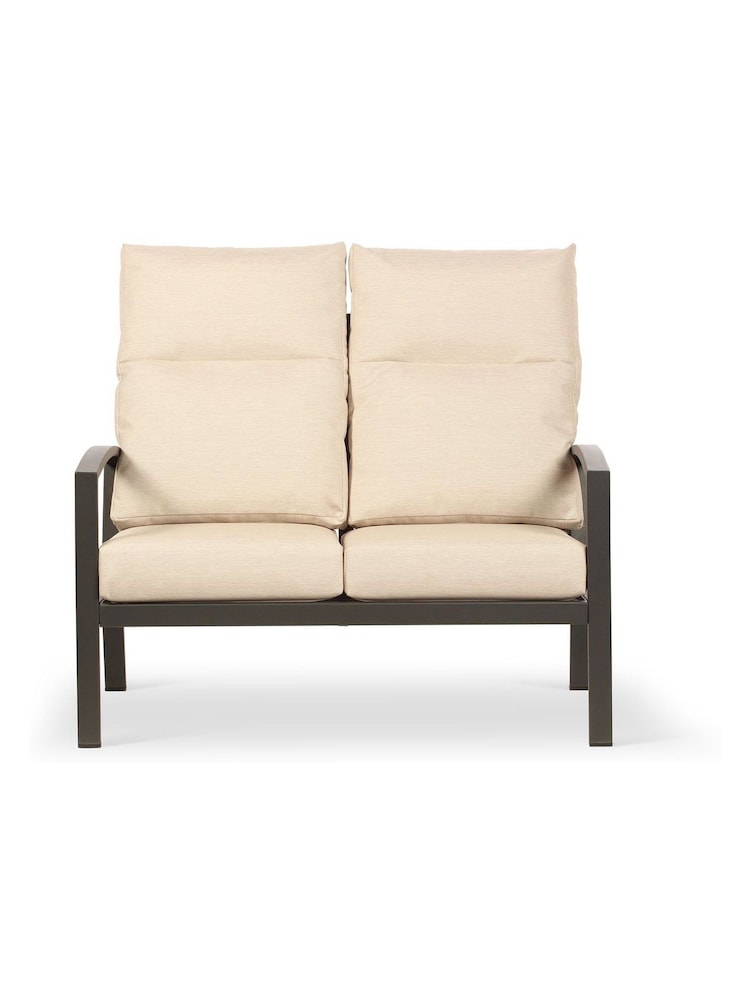 Desser Grey Bari Garden 2 Seater Sofa - Image 2 of 2