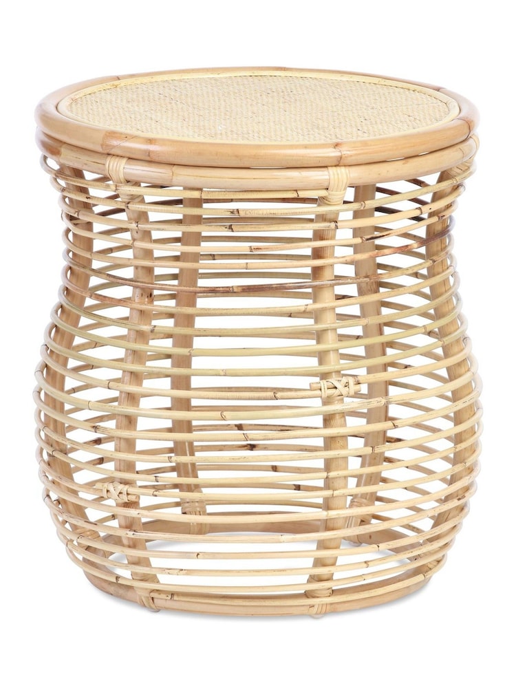 Desser Natural Royal Rattan Side Table - Image 2 of 2