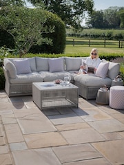 Maze Cool Linen Maldives Garden Small Corner Sofa Set - Image 1 of 16