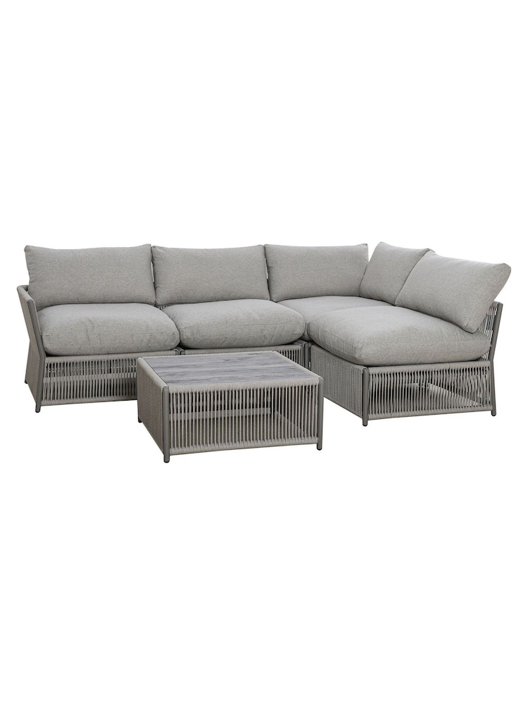 Maze Cool Linen Maldives Garden Small Corner Sofa Set - Image 16 of 16