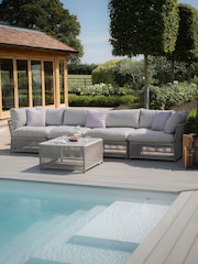 Maze Cool Linen Maldives Garden Small Corner Sofa Set - Image 2 of 16