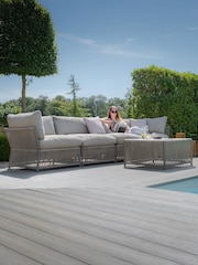 Maze Cool Linen Maldives Garden Small Corner Sofa Set - Image 3 of 16