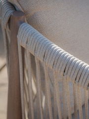 Maze Natural Linen Havana Garden 8 Seater Square Dining Set - Image 12 of 14