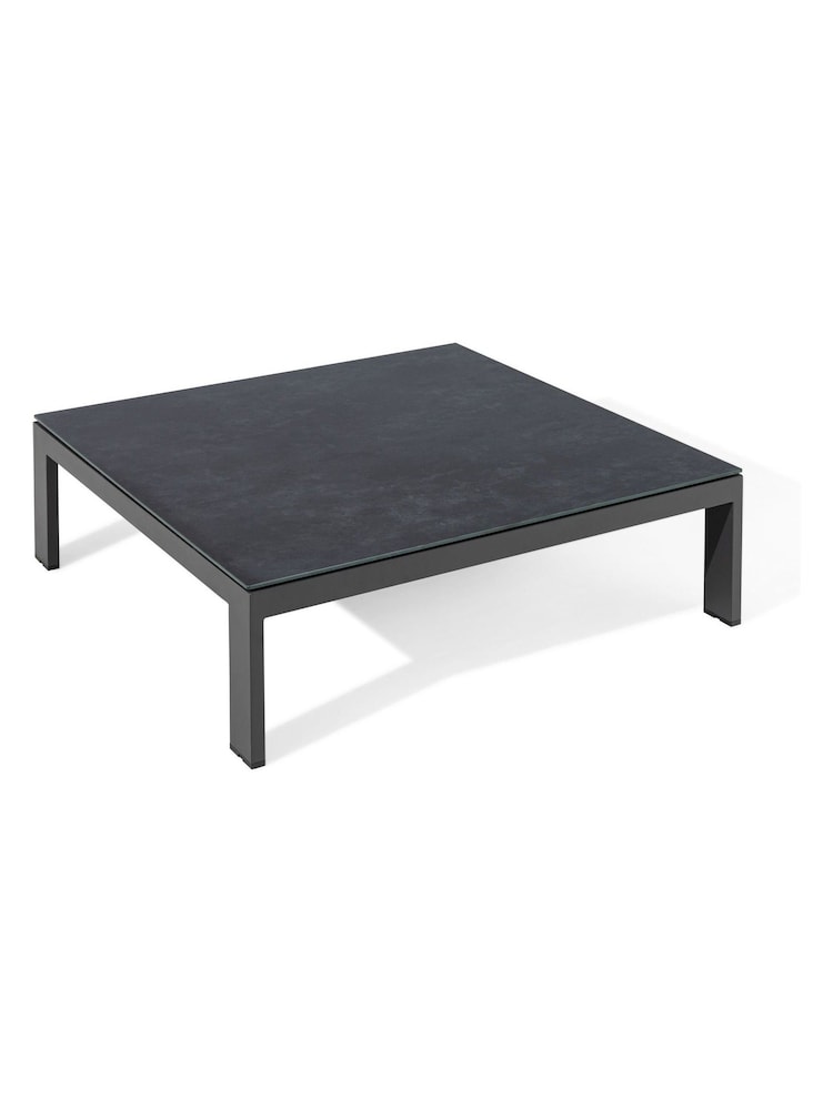 Maze Zinc Grey Ibiza Garden 3 Seater Sofa Set With Square Coffee - Image 4 of 4