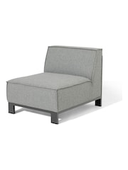 Maze Zinc Grey Small Ibiza Garden Corner Sofa Set With Square Coffee - Image 7 of 9