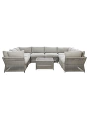 Maze Cool Linen Maldives Garden U-Shape Sofa Set - Image 15 of 16