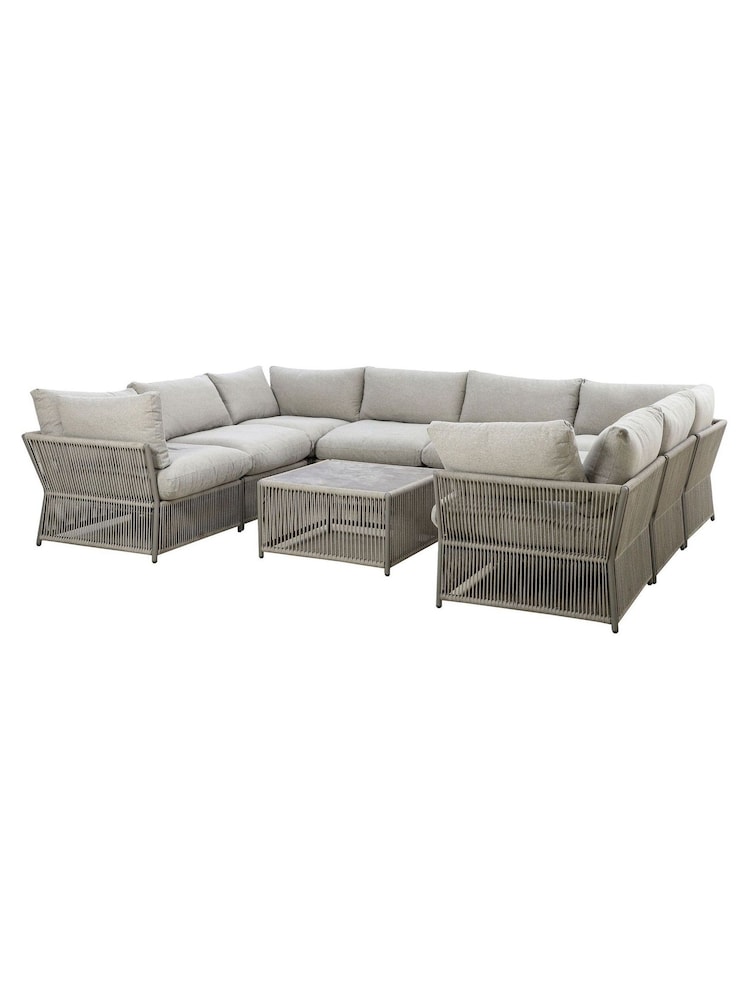Maze Cool Linen Maldives Garden U-Shape Sofa Set - Image 16 of 16