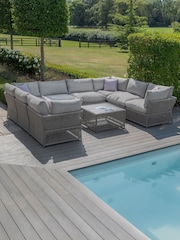 Maze Cool Linen Maldives Garden U-Shape Sofa Set - Image 2 of 16
