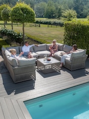 Maze Cool Linen Maldives Garden U-Shape Sofa Set - Image 3 of 16