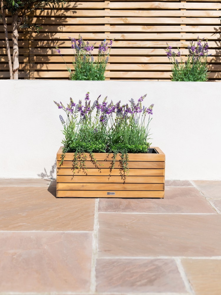Maze Natural Small Bali Garden Planter - Image 1 of 6