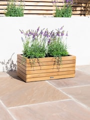 Maze Natural Small Bali Garden Planter - Image 2 of 6