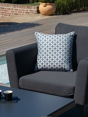 Maze Charcoal Pulse Garden 3 Seat Sofa Dining Set with Rising Table - Image 4 of 6