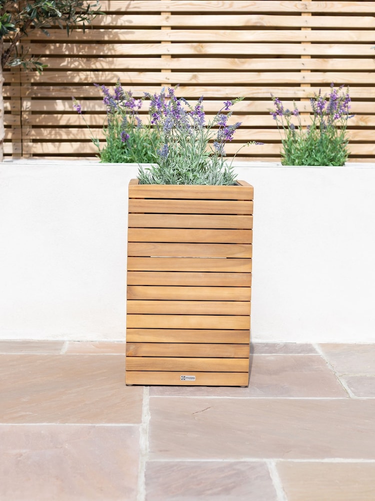 Maze Natural Medium Bali Garden Planter - Image 1 of 6