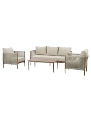 Maze Natural Linen Havana Garden 5 Seater Sofa Set - Image 8 of 8