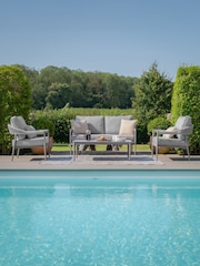 Maze Cool Linen Garden 2 Seater Sofa Set - Image 1 of 6