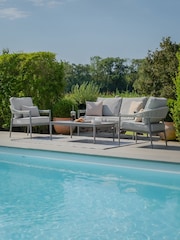 Maze Cool Linen Garden 2 Seater Sofa Set - Image 2 of 6