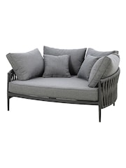 Maze Charcoal Milan Garden Daybed - Image 11 of 11