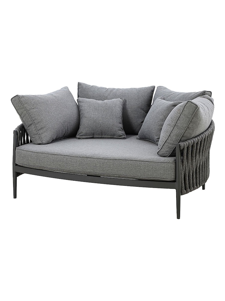 Maze Charcoal Milan Garden Daybed - Image 11 of 11